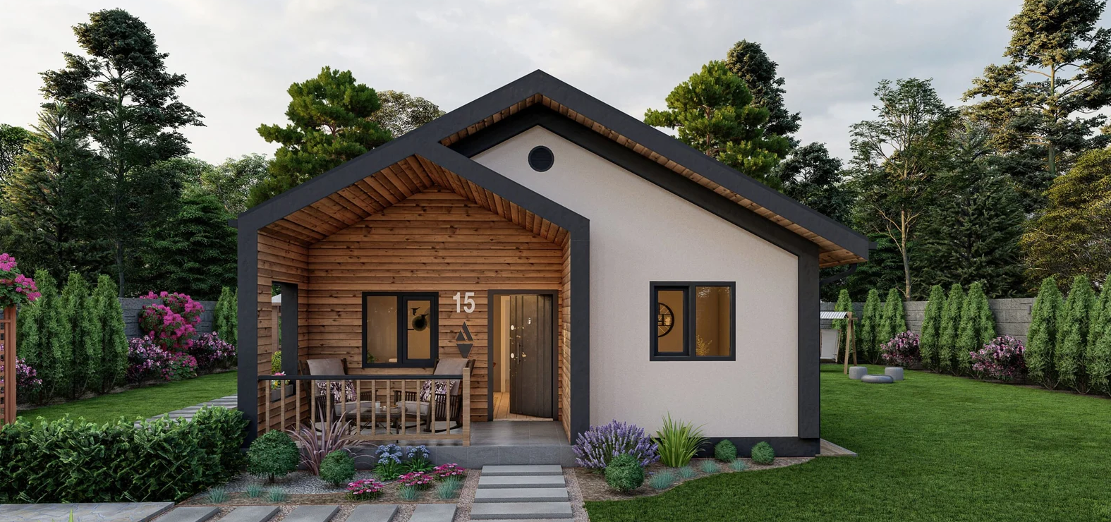 Tek Katlı Çelik Villa - 87m² (3+1)