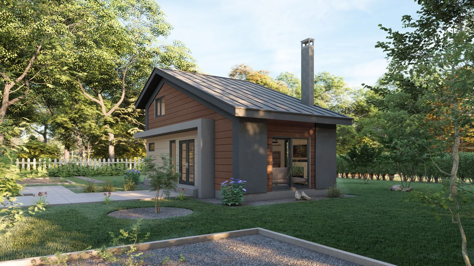 Çatı Katlı (Loft) Çelik Villa – 68 m2