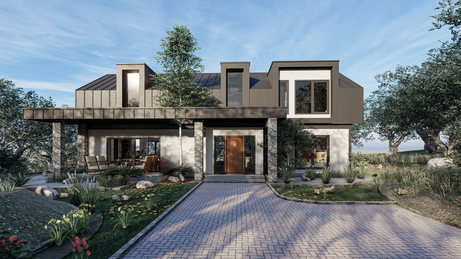 Çatı Katlı (Loft) Çelik Villa – 152 m2