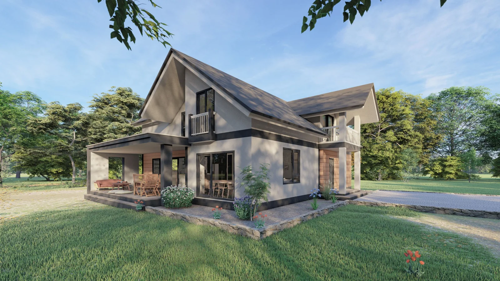 Çift Katlı Çelik Villa – 237 m2