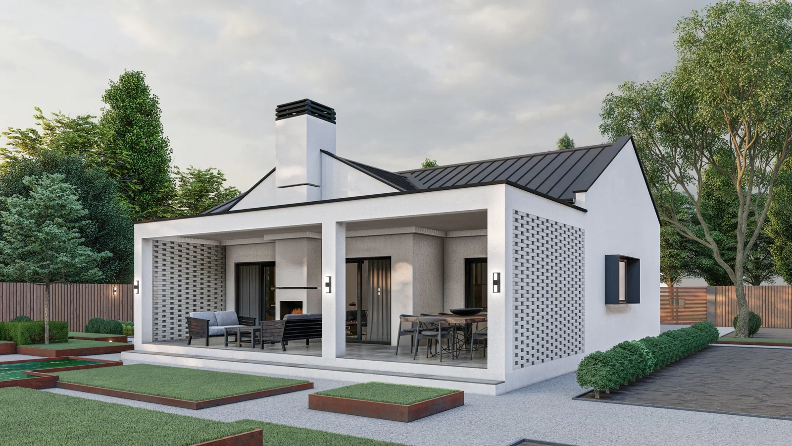 Tek Katlı Çelik Villa – 165 m2