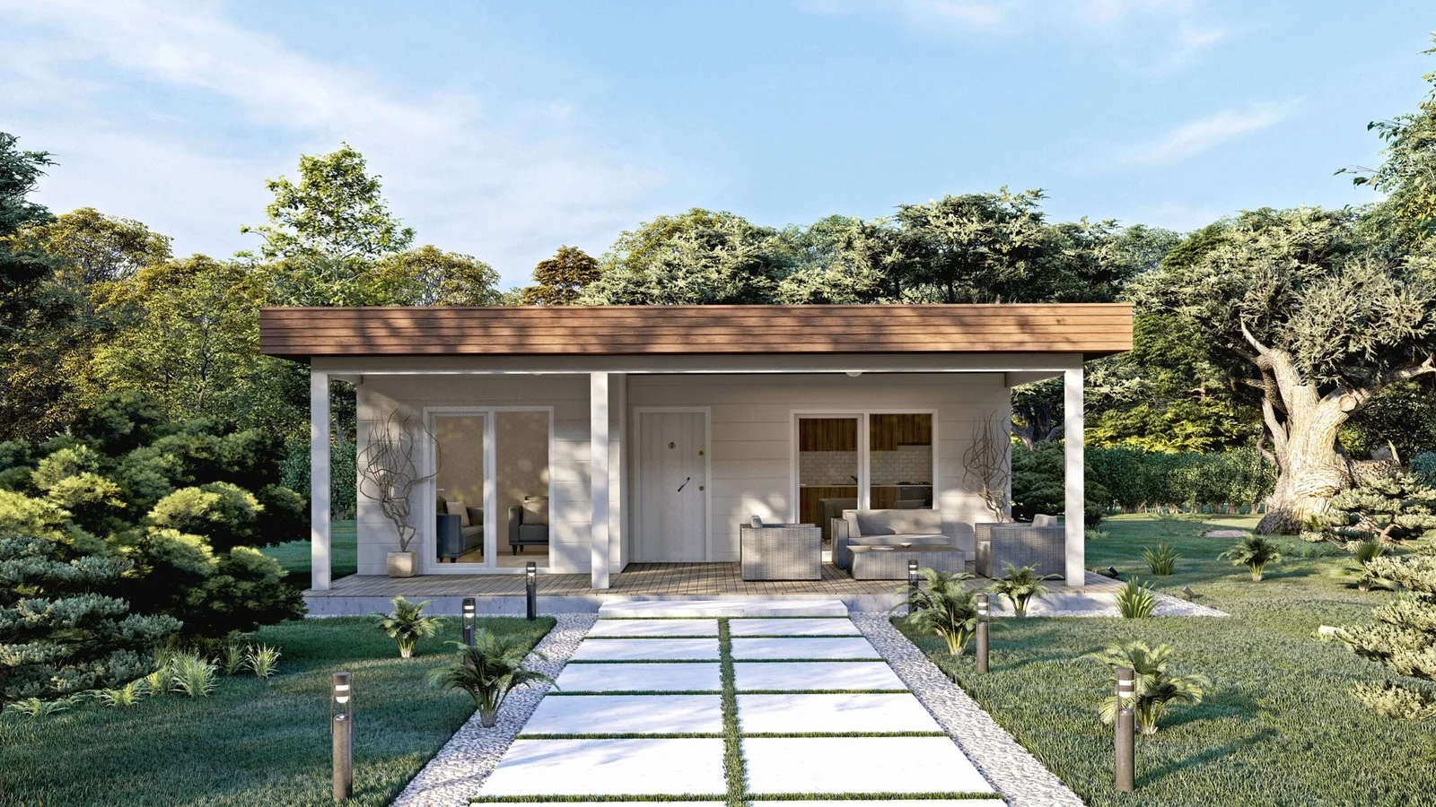 Tek Katlı Çelik Villa – 75 m2