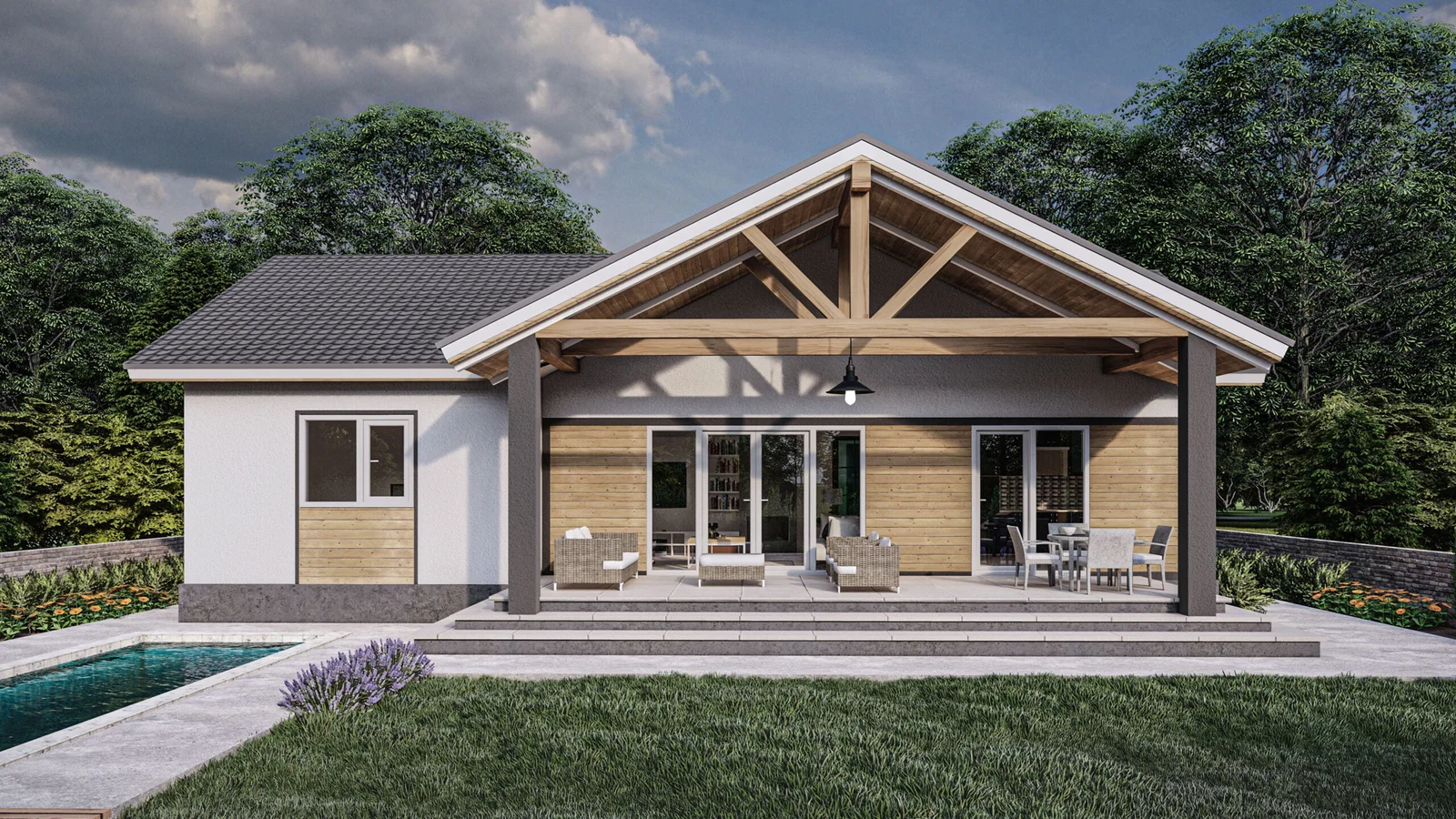 Tek Katlı Çelik Villa – 142 m2