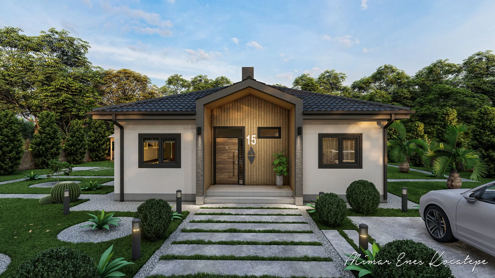 Tek Katlı Çelik Villa - 122m² 3+1