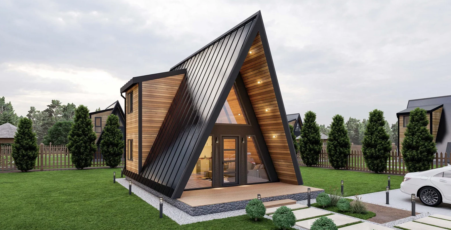 Çatı Katlı (Loft) Çelik Villa - 67m² (2+1)