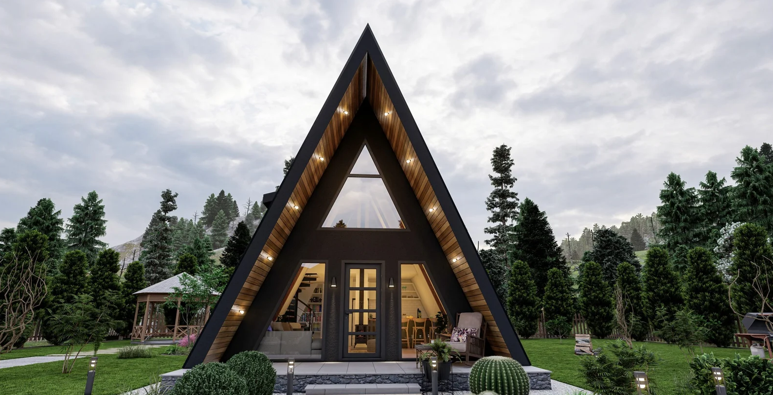 Çatı Katlı (Loft) Çelik Villa - 83m² (1+1)