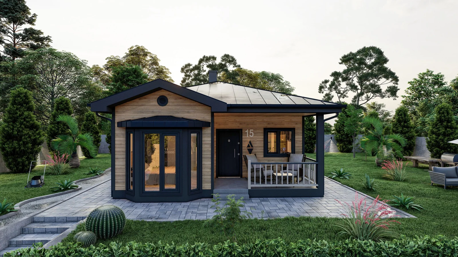 Tek Katlı Çelik Villa - 65m² (2+1)